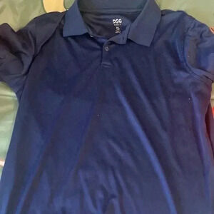 DSG golf brand navy boys polo size XLarge